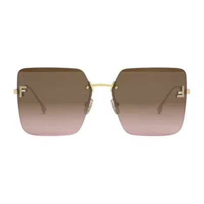 FENDI FENDI FIRST CRYSTAL SUNGLASSES