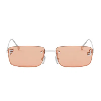 Fendi First Crystal Sunglasses In Orange