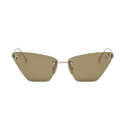 Fendi First Crystal Sunglasses In Pink