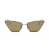Fendi First Crystal Sunglasses In Pink