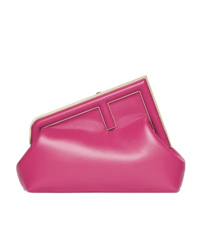 Fendi First Medium Shoulder Bag In Pink