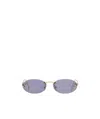 Fendi Eyewear Round Frame Sunglasses In Blue
