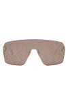 Fendi ' First Rectangular 139mm Shield Sunglasses In Multi
