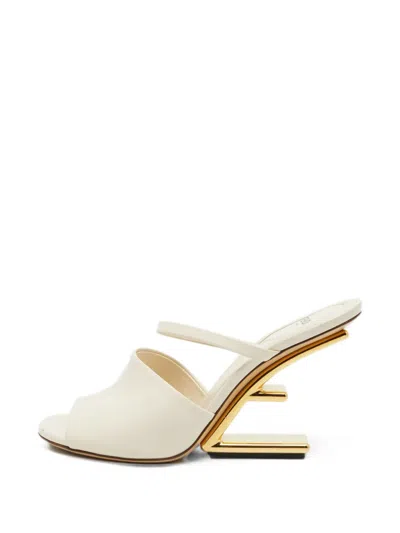 Pre-owned Fendi First Sandals In Neutral