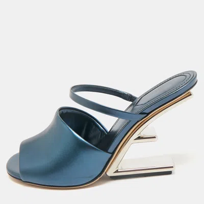 Pre-owned Fendi First Slide Sandals Size 38