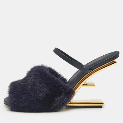 Pre-owned Fendi First Slide Sandals Size 39
