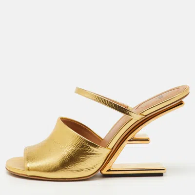 Pre-owned Fendi First Slide Sandals Size 41