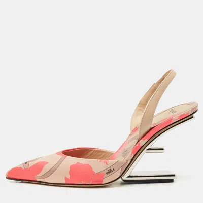 Pre-owned Fendi First Slingback Pumps Size 38