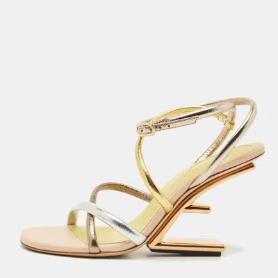 Pre-owned Fendi First Strappy Sandals Size 36 In Multi