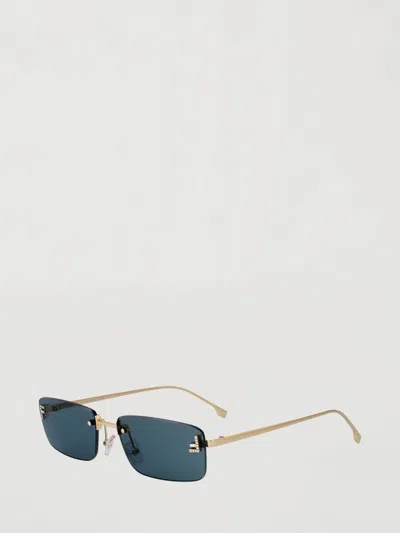 Fendi First Sunglasses In Metal In Gold