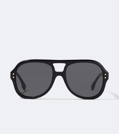 Fendi Five Sisters Navigator Sunglasses In Black