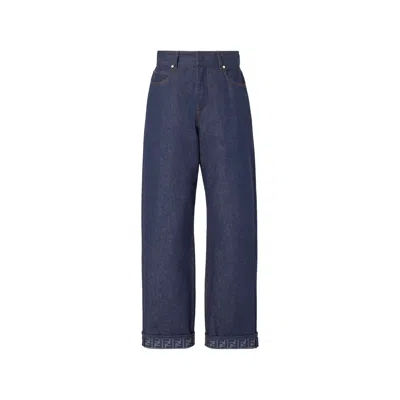 FENDI FIVE-POCKETS DENIM JEANS