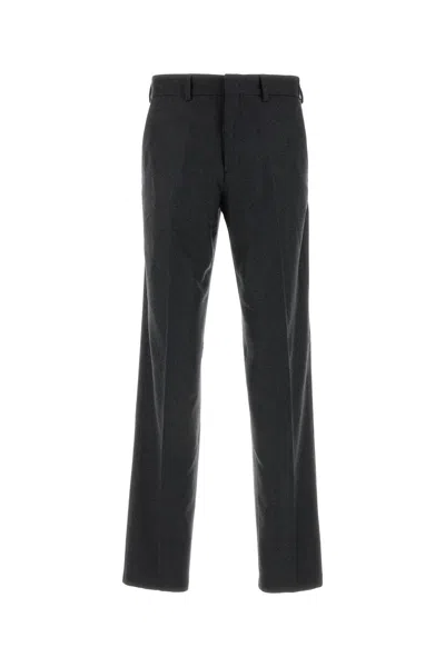 Fendi Flannel Trousers-52 Nd  Male In Gray