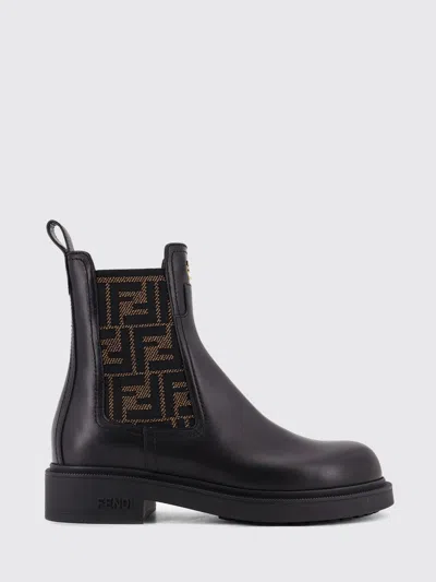 FENDI FLAT ANKLE BOOTS WOMAN FENDI,H53216002