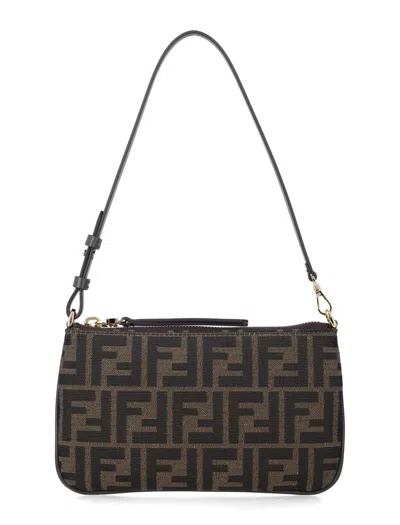 FENDI FENDI FLAT BAGUETTE   ZUCCA JACQUARD