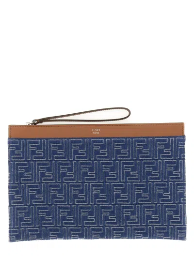 FENDI FLAT POUCH MEDIUM FF