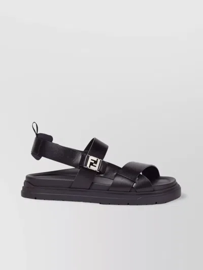 Fendi Flat Sole Open Toe Sandals