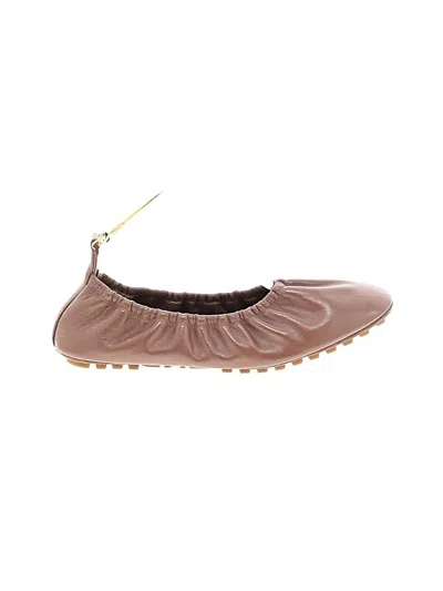 Pre-owned Fendi Flats In Brown
