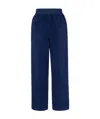 Fendi Fleece Straight-leg Track Pants In Blue