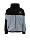 Fendi Men Fleece Sweatshirt With Frontal Logo Patch In Multi