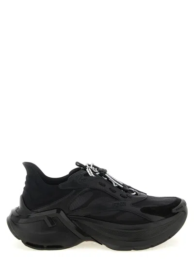 Fendi F-light Sneaker In Black
