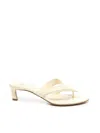 Fendi Fling Heel Flip-flops In White
