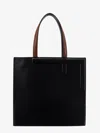 Fendi Flip Shopper Leather Tote In Brown