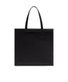 Fendi Flip Shopper Leather Tote In Black