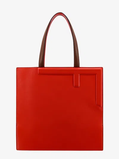 Fendi Flip Medium Bag In Red