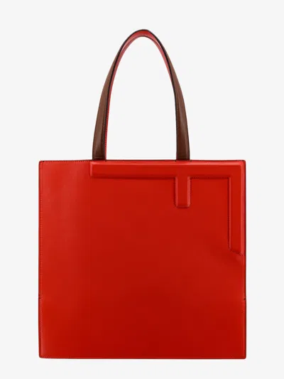 Fendi Flip Medium In Red