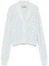 Fendi Float Ff Cardigan In Blue