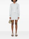 Fendi Float Ff Mini Skirt In Blue