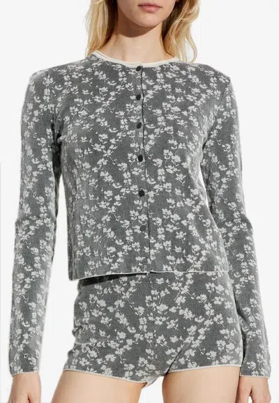 Fendi Floral Embroidered Lace Cardigan