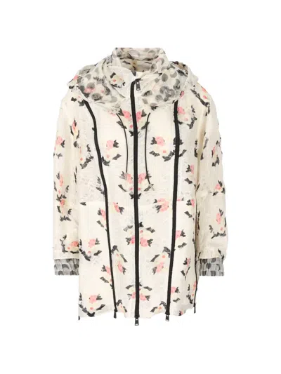 Fendi Floral Jacket In Neutral