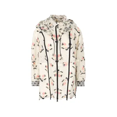 Fendi Floral Jacket In Neutral
