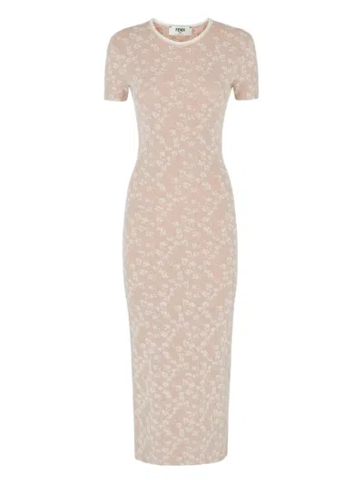Fendi Floral-jacquard Dress