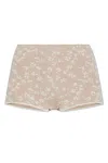 Fendi Floral Motif Lace Shorts In Multi