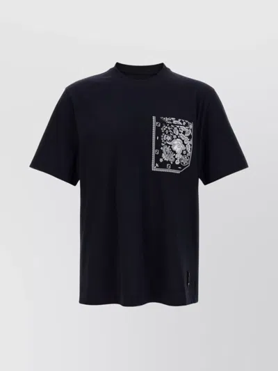 Fendi 'floral Pocket' Crew Neck T-shirt