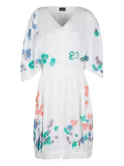 Pre-owned Fendi Floral-print Dress