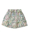 Fendi Floral-print Elasticated-waist Shorts In Multi