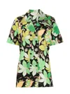 Fendi Floral Print Short Sleeve Shirt In Multicolour