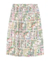 Fendi Floral Print Skirt In Multi
