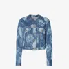 Fendi Floreal Denim Jacket