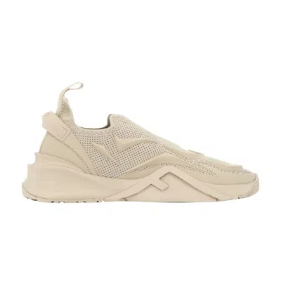 Pre-owned Fendi Flow 'beige' In Brown