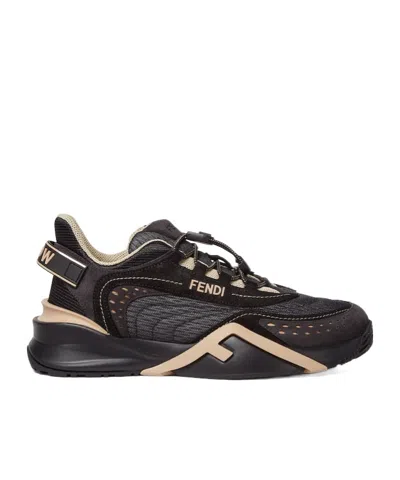 FENDI FENDI FLOW MESH LOW-TOP SNEAKERS