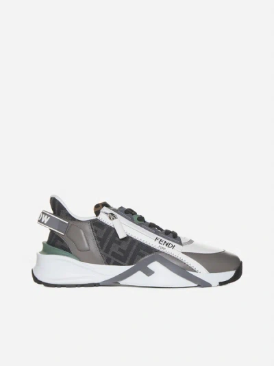 Fendi Flow Sneakers In Grey