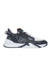 Fendi Mania Flow Runnning Sneakers In Black