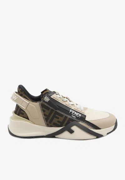 Fendi Flow Low-top Sneakers In Animal Print