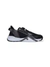 Fendi Flow Ff Jacquard Sneakers In Black
