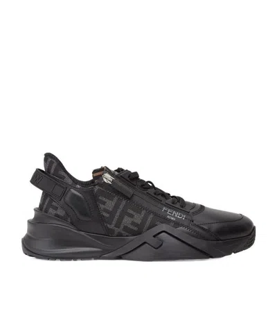 FENDI FENDI FLOW FF JACQUARD SNEAKERS